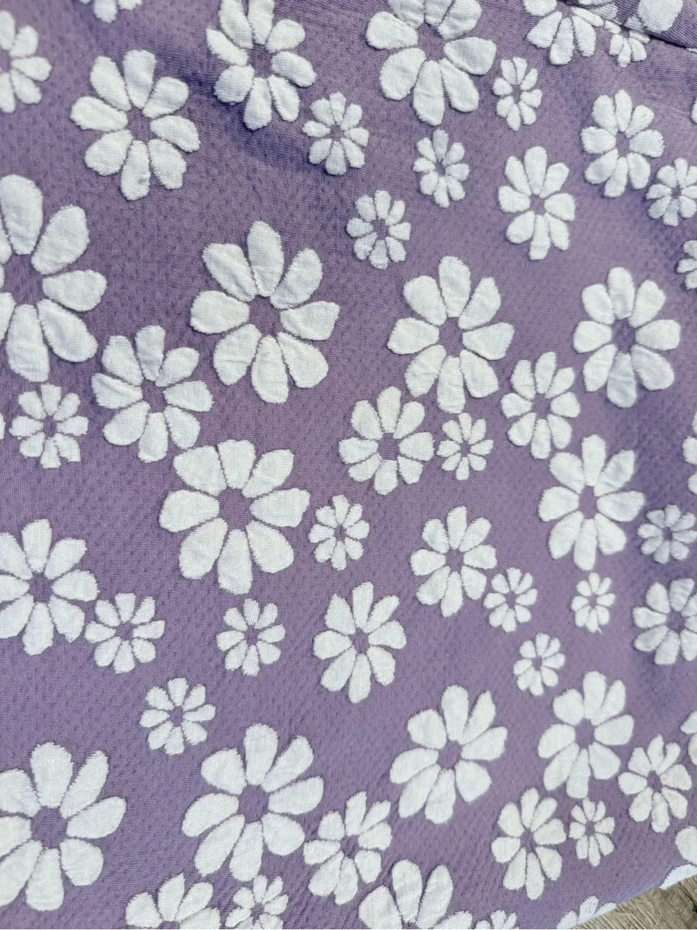 art class Lavender Daisy Jacquard Mini Skirt